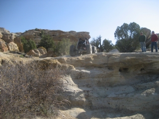 Farmington NM - Gladiator, Intimidator, Waterfall Trail - Captain at the top