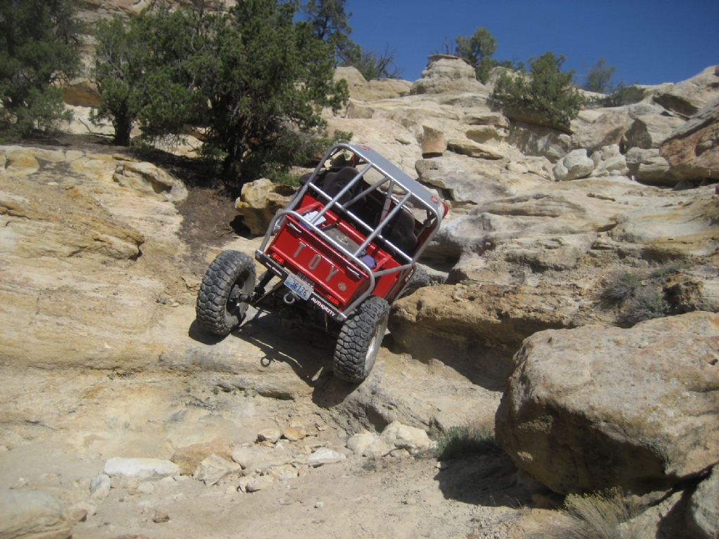 Farmington NM - Gladiator, Intimidator, Waterfall Trail - Jack on the Waterfall Trail