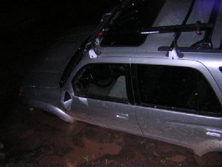 Muddy Creek WY - Stuck 4Runner