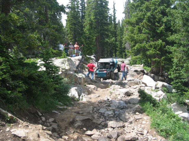 Holy Cross - Cleveland Rock obstacle at top