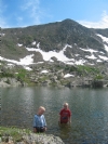 Jason and Tyson cooling off