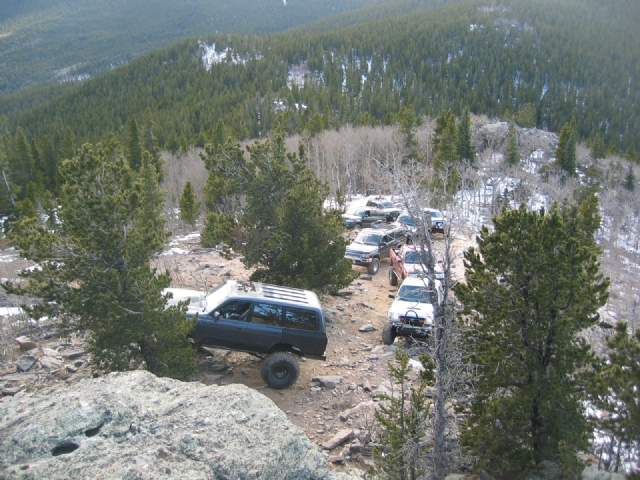 Moody/Crystal - The entire gang on top of Crystal Mtn