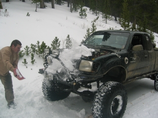 Crown Point - Jason Cooling Off His Truck